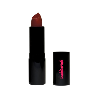 BaddiePink Luxury Cream Lipstick - Runway Red